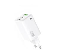 SUBBLIM - Cargador GaN 65W USB-C + USB-C + USB-A