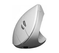 Ratón Ergonómico Inalámbrico por Bluetooth/ 2.4GHz Subblim Glide Vertical Ergo Dual Battery/ Batería Recargable/ Hasta 1600 DPI/ Blanco