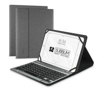 SUBBLIM Funda con Teclado KEYTAB PRO BLUETOOTH 10,1" Grey
