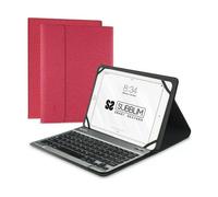 Subblim Keytab Pro Bluetooth Roja - Funda 9.6" / 10.8" con teclado