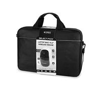 Maletín + Ratón Inalámbrico Subblim Select Pack para Portátiles hasta 15.6'/ Cinta para Trolley/ Negro