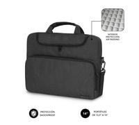 Subblim Maletín para Portátil hasta 14" Gris Oscuro