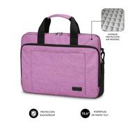 SUBBLIM - Maletín Ordenador Air Padding Laptop bag 15,6"" Rosa
