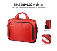 MALETIN SUBBLIM OXFORD LAPTOP BAG 15,4-16" RED