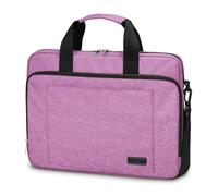 SUBBLIM Maletín Portátil Air Padding 15,6 Pulgadas, 3 Compartimentos, Resistente al Agua, Correa Ajustable, Rosa