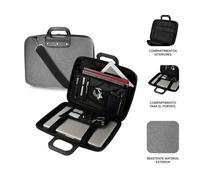 Subblim Eva PL Maletín Gris para Portátiles hasta 13.3"