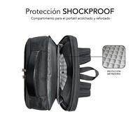 Mochila Subblim Business V2 AP Backpack para Portátiles hasta 15.6'/ Puerto USB/ Negra