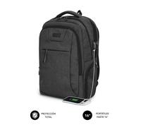 Subblim Mochila para portátil Professional Air Padding 16" USB Bolsillo antirrobo Gran capacidad
