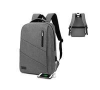 SUBBLIM - City Backpack Mochila para portátil 15.6", Poliéster Oxford, Gris
