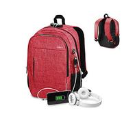 SUBBLIM Mochila para Portátil Urban Lock Backpack 16" Red