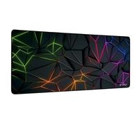 Subblim neon obsidian xl alfombrilla de ratón para juegos negro, mult