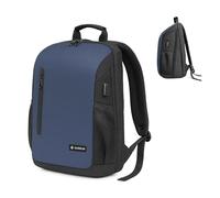 SUBBLIM Nomad Xpand Air Padding Mochila Portátil 15,6” Expandible 18-21 L, USB-C, Air Padding Antigolpes, 30% PET Reciclado, Correa Trolley, Espalda Ventilada