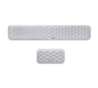 Pack de 2 Reposamuñecas Subblim Ergo AirPadding/ Plateadas