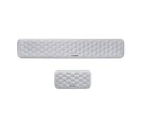 Pack de 2 Reposamuñecas Subblim Ergo AirPadding/ Plateadas