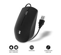 Ratón Subblim Business Silencioso/ Hasta 1200 DPI