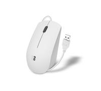 Subblim ratón business silencioso con cable usb 1200 dpi blanco