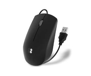 SUBBLIM Ratón Business Silencioso Con Cable Usb 1200 Dpi Negro Todoterreno Silent Click Ratón Ergonómico Con Cable Sencillez Y Minimalismo