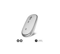 Ratón Mini Inalámbrico Subblim Wireless Mini/ Hasta 1600 DPI/ Plata