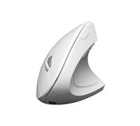 Ratón Ergonómico Inalámbrico por Bluetooth/ 2.4GHz Subblim Glide Vertical Ergo Dual Battery/ Batería Recargable/ Hasta 1600 DPI/ Blanco