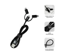 SUBBLIM - SUB-CHG-1ZWC02 cargador de dispositivo móvil Universal Negro Corriente alterna Carga rápida Interior