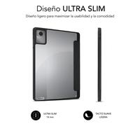 Funda Subblim Clear Shock Case CST-5SC130 para Tablet Lenovo M11 de 11'/ Negra