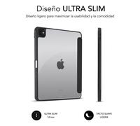 Funda Subblim Clear Shock Case para iPad Pro 11' 2024 M4/ Negra