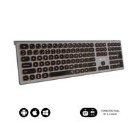 Teclado Inalámbrico Subblim Master/ Gris y Negro