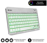 Subblim Smart Backlit Bluetooth Plata - Teclado