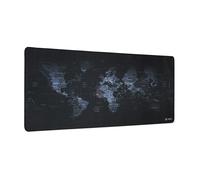 SUBBLIM World XL Mousepad Black Mouse Mat 90 x 40 cm World Map Design
