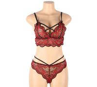 SUBBLIME Set Dos Piezas Top y Panties Encaje - Conjunto Elegante Con Máxima Comodidad - S/M