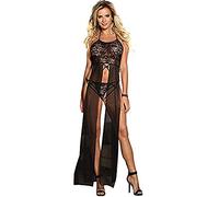 Subblime Conjunto para mujer sexy Vestido y tanga Negro Talla L/XL