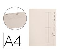 Subcarpeta Cartulina Tarifold 100% Ecologica 226 G/M2 Din A4 Color Crema Pack De 10 Unidades
