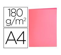 Subcarpeta liderpapel a4 rosa pastel 180g/m2 pack 50 unidades