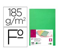 Subcarpeta liderpapel folio verde intenso 180g/m2 - SC10