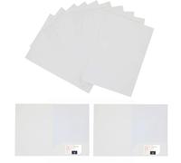 Subcarpetas Cartulina A4 Blanca 12PCS Carpetas de Carton A4 Subcarpetas Folio Carton con Solapa para Llevar Documentos Presentaciones Contratos Informes Bolsa de Archivo para Escuela Hogar Oficina