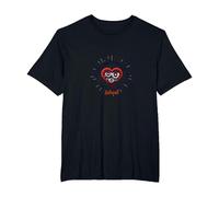 Subdirector: Corazón de la Escuela Camiseta, Hombre Tallas Grandes, Negro, 4X Alto