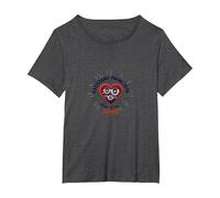 Subdirector: Corazón de la Escuela Camiseta, Mujer Tallas Grandes, Jaspeado Oscuro, 4XL Grande