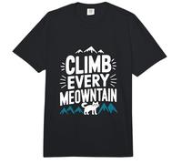 Sube a Todas Las montañas, Divertida montaña para Gatos Comfort Colors Adult Heavyweight T-Shirt