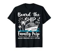 Sube al Barco Es un Viaje Familiar Vacaciones en Crucero 2026 Camiseta