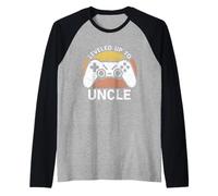 Sube de Nivel al tío 2025-Vintage Ascendido a tío 2025 Camiseta Manga Raglan