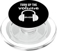 Sube el Volumen - Amante de la música Divertida PopSockets PopGrip para MagSafe