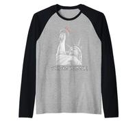 Sube el Volumen Estatua de la Libertad NYC Pride Design Camiseta Manga Raglan