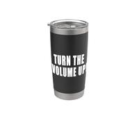 Sube el volumen Tee Funny NewYork Zohran Volume up Vaso térmico de acero inoxidable de doble pared