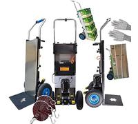 Sube-Escaleras Carretilla Saco, Carro De Mano EléCtrico-Escaleras Y Descenso, 400 Kg De Carga + Motor Brushless De 1200 W + BateríA ExtraíBle 48 V/36 Ah, Ahorro Trabajo Y PráCtico