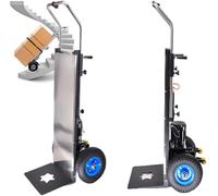 Sube-Escaleras Carretilla Saco Multifuncional Carro De Mano EléCtrico-Escaleras Y Descenso 400 Kg De Carga Motor Brushless BateríA ExtraíBle Ahorro Trabajo Y PráCtico