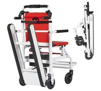 Sube Escaleras Eléctrico Plegable,Sube Escaleras Eléctrico Sobre Orugas,Salvaescaleras Para Personas Mayores,Silla De Ruedas Para Subir Escaleras,Carga 169 Kg/373 Lbs 13AH