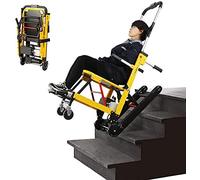 Sube-escaleras eléctrico sobre orugas, silla de ruedas para subir escaleras, silla de ruedas compacta y plegable, carrito ligero, silla de ruedas autopropulsada asistida, escalador de escale