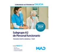 Subgrupo A2 De Personal Funcionario. Comunidad De Galicia