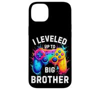 Subí de nivel a Big Brother Funny Gamer Splash Art Carcasa para iPhone 14 Plus
