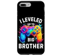 Subí de nivel a Big Brother Funny Gamer Splash Art Carcasa para iPhone 7 Plus/8 Plus